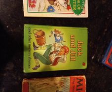 Vintage Ladybird Books- Beatrix PotterThe Tailor of Glouchester, Jack abd Jill and other nursery rhymes, Mick The Disobedient Puppy