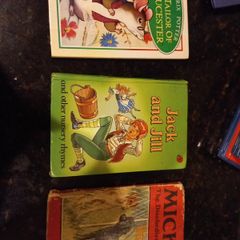 Vintage Ladybird Books- Beatrix PotterThe Tailor of Glouchester, Jack abd Jill and other nursery rhymes, Mick The Disobedient Puppy