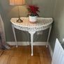 Floral half moon table Image 6