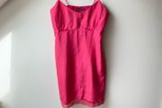 Pure Silk Fuchsia Slip Dress