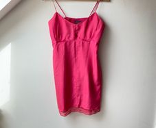 Pure Silk Fuchsia Slip Dress