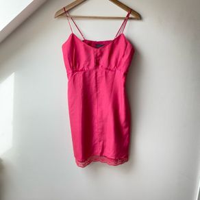 Pure Silk Fuchsia Slip Dress