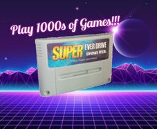 Nintendo SNES Super Everdrive! Store 1000s of Game ROMs and SNES HACKS!!! #2XK4