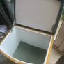 Mid century .Newly covered bedroom seat with storage Image 6