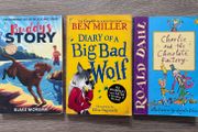 Buddy's Story, Diary of a Big Bad Wolf &amp; Roald Dahl's Charlie and the Chocolate Factory - Children's Books