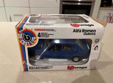 Alfa Romeo Giulietta Scale 1/24 Rare by Burago
