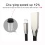 Black 1m Zinc Alloy Data Sync / Lightning USB Cable for iPhone 7 6 6s Plus 5 Image 9