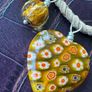 necklace with murano glass pendants Image 3