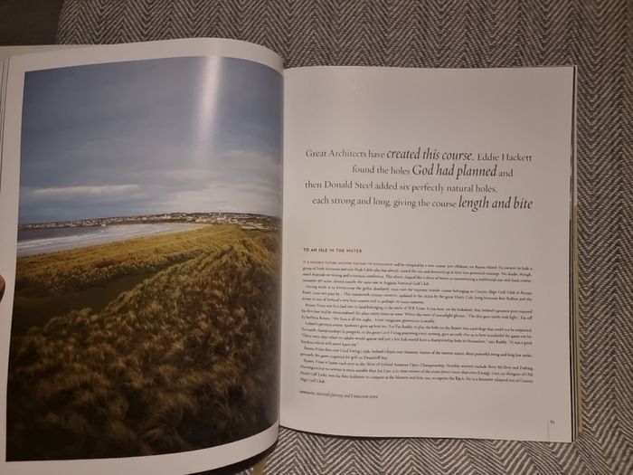 18 Greatest Irish Golf Holes .Limited Edition. No 294 of 5000. Published 2011(Hardcover)