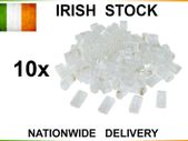10x Rj45 Crimp End Plug Connectors Cat5e Cat6 Network Ethernet Cable