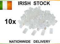 main image for ad 10x Rj45 Crimp End Plug Connectors Cat5e Cat6 Network Ethernet Cable