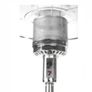 In/outdoor Silver Radiant Heater, Patio heater 8.5 KW Sturdy Steel  with Wheels Image 5