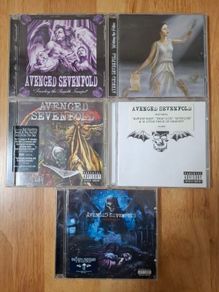 Avenged Sevenfold 5 albums CD bundle
