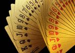 Playing Cards. Gold