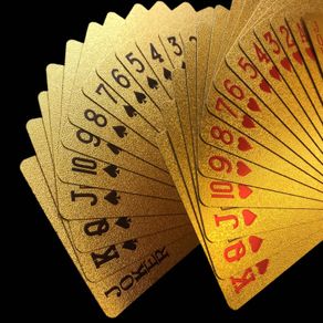 Playing Cards. Gold