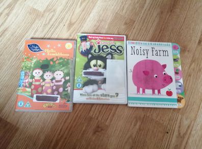 Kids dvds and books
