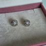 Pandora sterling silver lotus flower clips charm very good condition Image 2