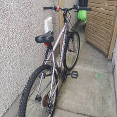 Woman bike