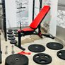 130 Kg Olympic Barbell Set Power Rack With Dip Attachments Bench Dumbbells Image 9