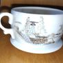 Vintage Japanese eggshell porcelain teacup with saucer Image 6