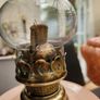 four vintage working oil lamps Image 6