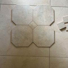 Floor or wall tiles