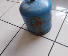 Camping gas cylinder full.