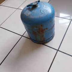 Camping gas cylinder full.