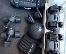 home gym weights equipment bundle