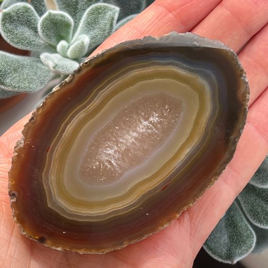 Large agate natural Crystal chakra meditation