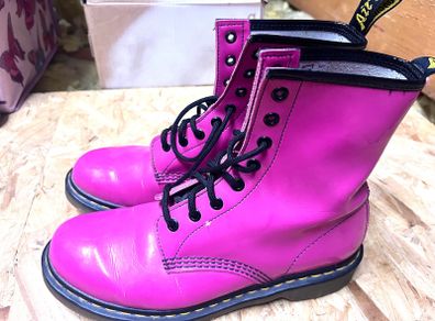 Pink Dr Marten boots