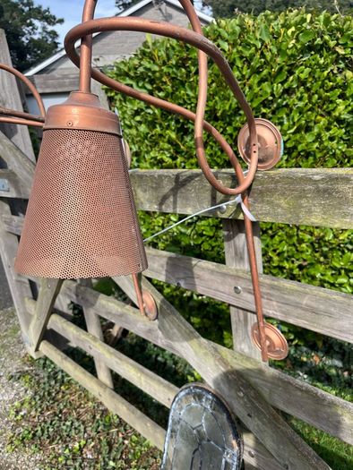 2 copper style  wall lamps