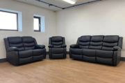Sale Offer! 3+2+1 Roma Manual Leather Recliner Sofa Set