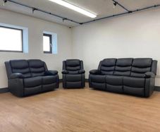 Sale Offer! 3+2+1 Roma Manual Leather Recliner Sofa Set