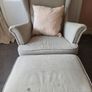Ikea Armchair & Footstool Image 2