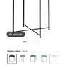 IKEA Gladom Side Tables Black Image 4
