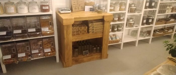 Rustic kitchen island