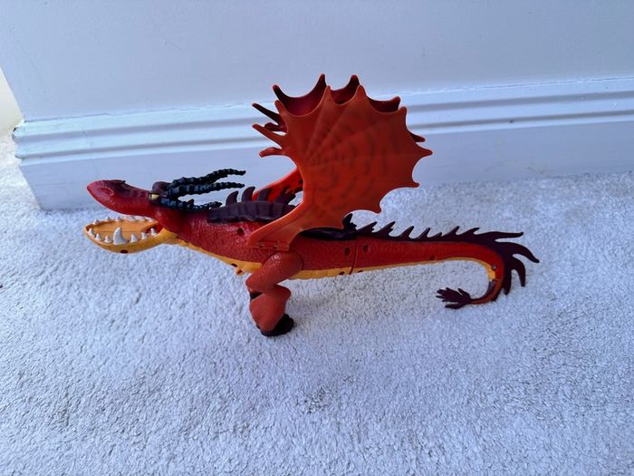 How To Train Your Dragon HookFang Dragon Blaster Action Figure 35 cm. Damaged Head Used Please see photos