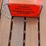 Charity box with chain,discontinued ,see pictures for condition used ,, Image 8