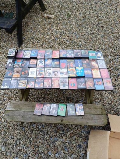 Collection of Vintage Music Cassettes