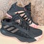 Boys Adidas Dame 6 Basketball Trainers Runners Black Size Uk 4.5 Eu 37.5 Image 2
