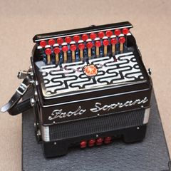 Paolo Soprani Saltarella T/2 Diatonic Button Accordion Top Condition