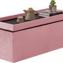 NEW | Folding Storage Ottoman Bench, Velvet Large Footstools Cube for Living Room and Bedroom 110 x 40 x 40 cm - Hot Pink Image 4