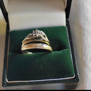 Engagement and wedding rings