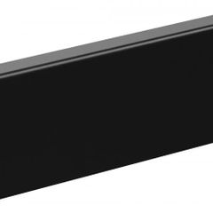 Pvc Skirting Board Black 80x15mm L= 2.20m Matt Laminated - New