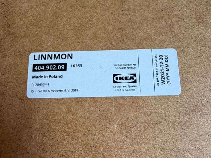 Ikea Linnmon/Olov Table/Desk dark grey/black, 100x60 cm