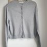 M&s Grey Cardigan Size Uk 12 Image 3