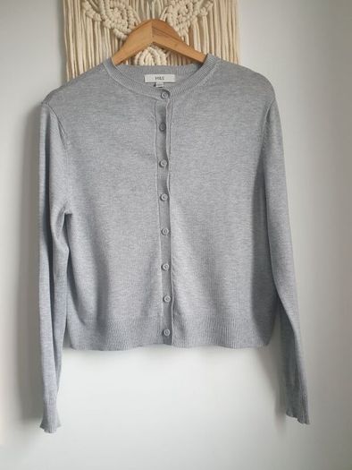 M&s Grey Cardigan Size Uk 12