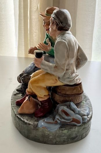 Rare Irish Dresden The Story Teller Guinness Ornament Vintage Collectible