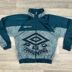 Rare Vintage 90s Umbro Pro Training Track Jacket Mens Small